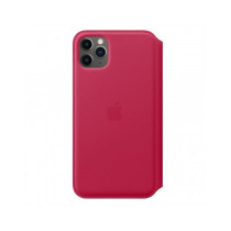 Apple iPhone 11 Pro Max Leather Folio - Raspberry