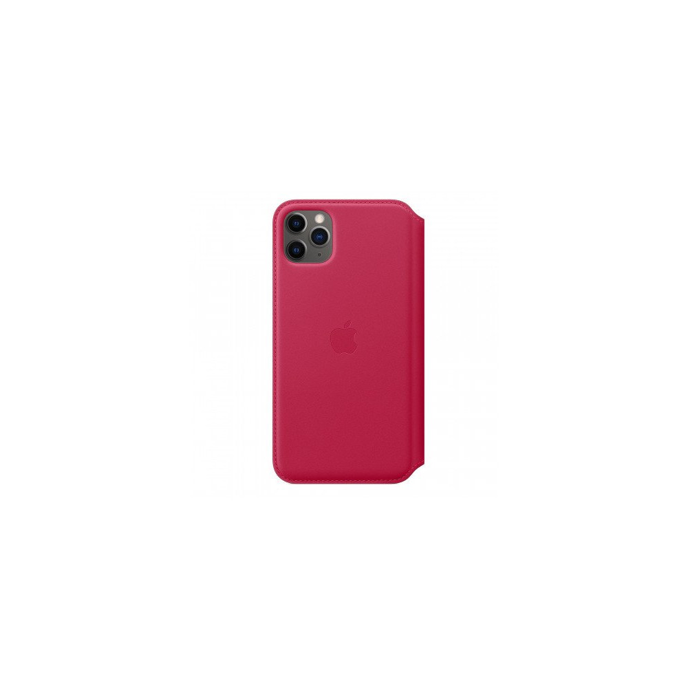 Apple iPhone 11 Pro Max Leather Folio - Raspberry