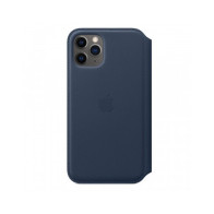 iPhone 11 Pro Leather Folio - Deep Sea Blue