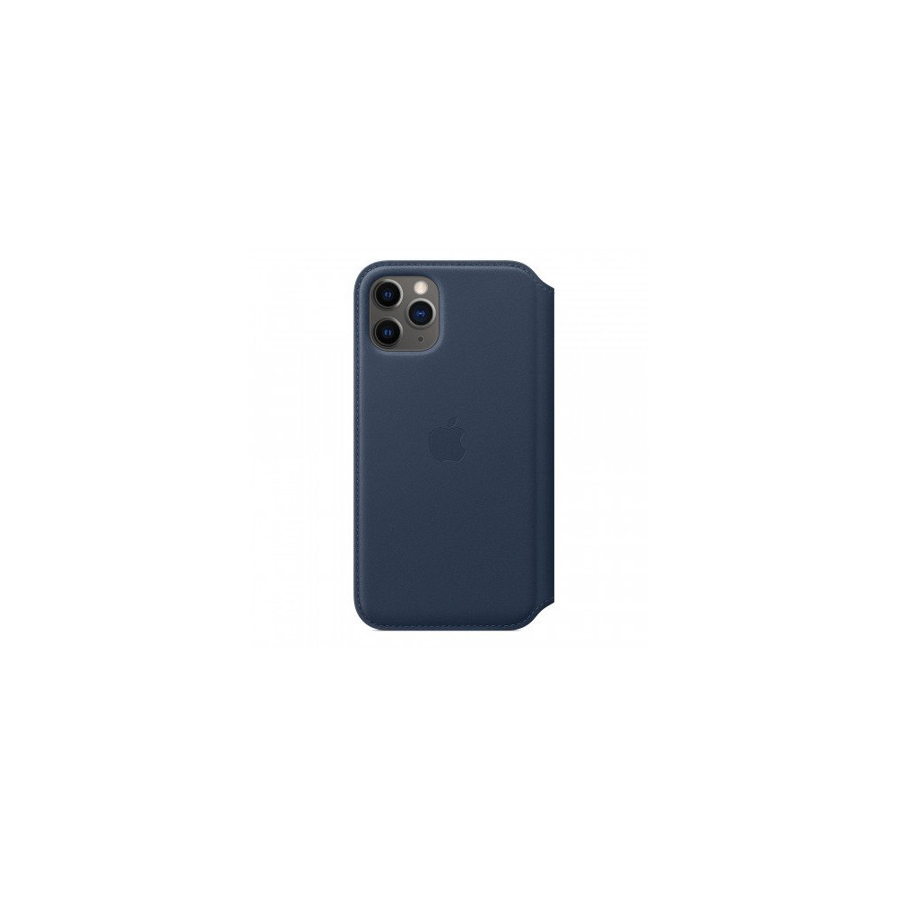 iPhone 11 Pro Leather Folio - Deep Sea Blue