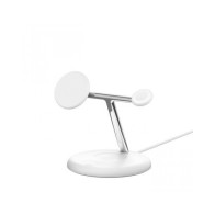 PRO 3IN1 QI2 15W MAGNETIC ADJUSTABLE CHARGING STAND WHITE