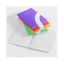 Blocco di n. 5  quaderni a quadri numerati da 1 a 5 per DabliuPen+