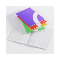 Blocco di n. 5  quaderni a righi numerati da 1 a  5 per DabliuPen+