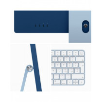 iMac 24" 4.5K Blu - CPU M3 (Chip 8-core CPU e 10-core GPU) - RAM 16GB - HD SSD 512GB - Magic Mouse - Magic Keyboard con Touch ID