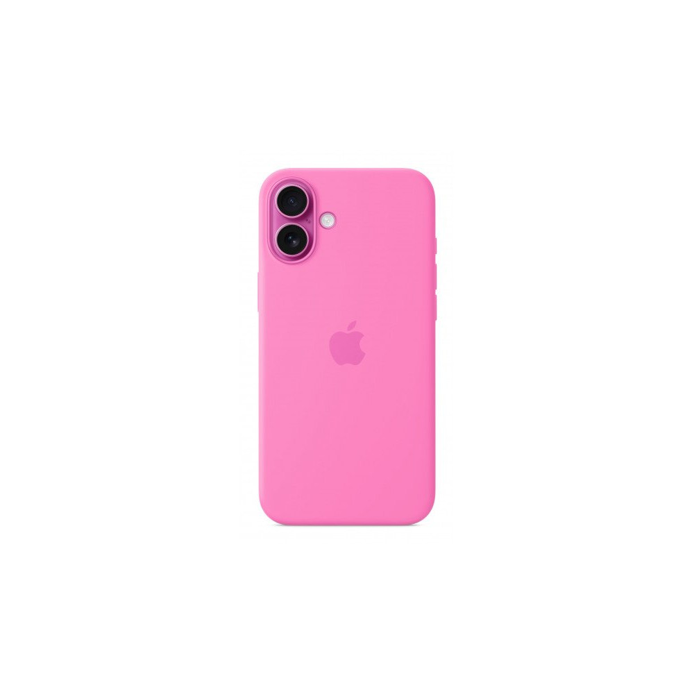 Custodia con Magsafe in Silicone per iPhone 16 Plus - Rosa Peonia