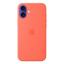 Custodia con Magsafe in Silicone per iPhone 16 Plus - Mandarancio