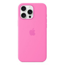 Custodia con Magsafe in Silicone per iPhone 16 Pro Max - Rosa Peonia