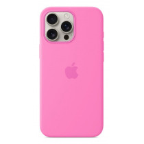 Custodia con Magsafe in Silicone per iPhone 16 Pro Max - Rosa Peonia