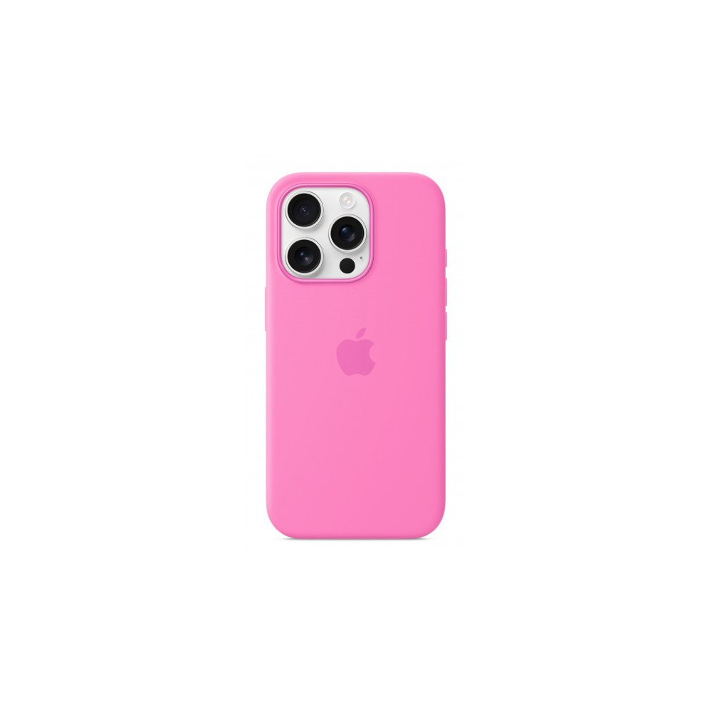 Custodia con Magsafe in Silicone per iPhone 16 Pro - Rosa Peonia