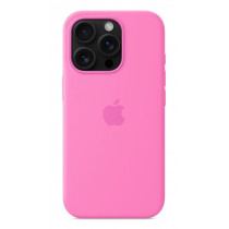 Custodia con Magsafe in Silicone per iPhone 16 Pro - Rosa Peonia