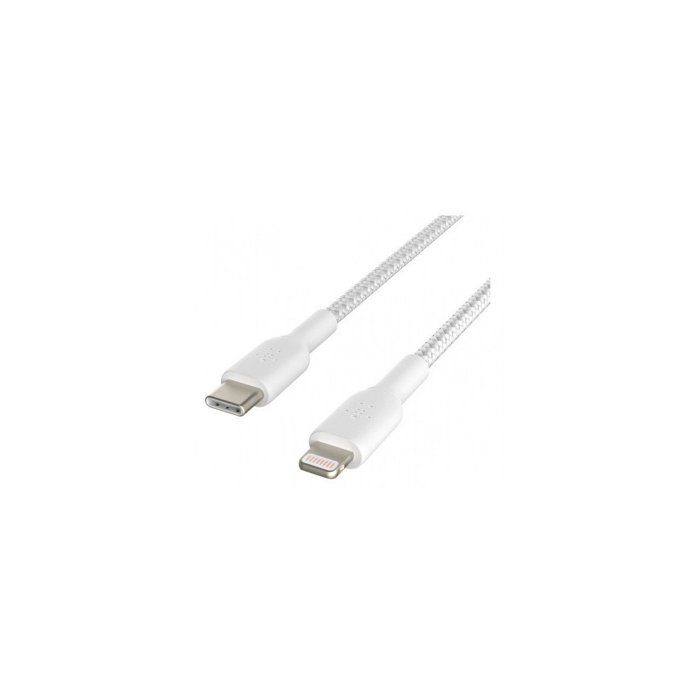 CAVO INTRECCIATO DA USB-C A LIGHTNING 1M - BIANCO