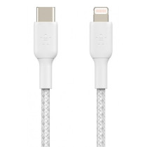 CAVO INTRECCIATO DA USB-C A LIGHTNING 1M - BIANCO