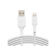 CAVO INTRECCIATO DA USB-A A LIGHTNING 2M - BIANCO