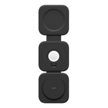 Tappetino di ricarica wireless magnetica da viaggio 3 in 1 con Qi2 da 15 W spina EU