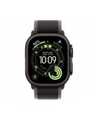 Apple Watch Ultra 3 GPS + Cellular 49mm, Cassa in Titanio color Nero con cinturino Nero/Cenere Trail Loop - S/M