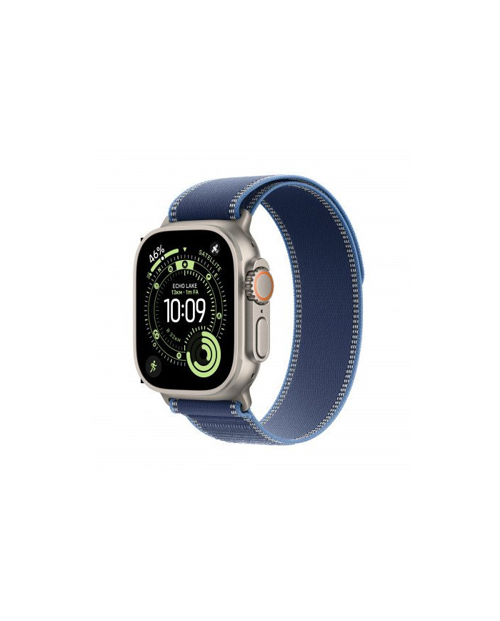Apple Watch Ultra 3 GPS + Cellular 49mm, Cassa in Titanio Naturale con cinturino Blu acceso Trail Loop - M/L