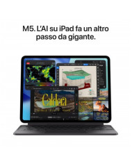 iPad Pro 11" (M5) Wi-Fi + Cellular 1TB - Vetro nanotexture - Argento